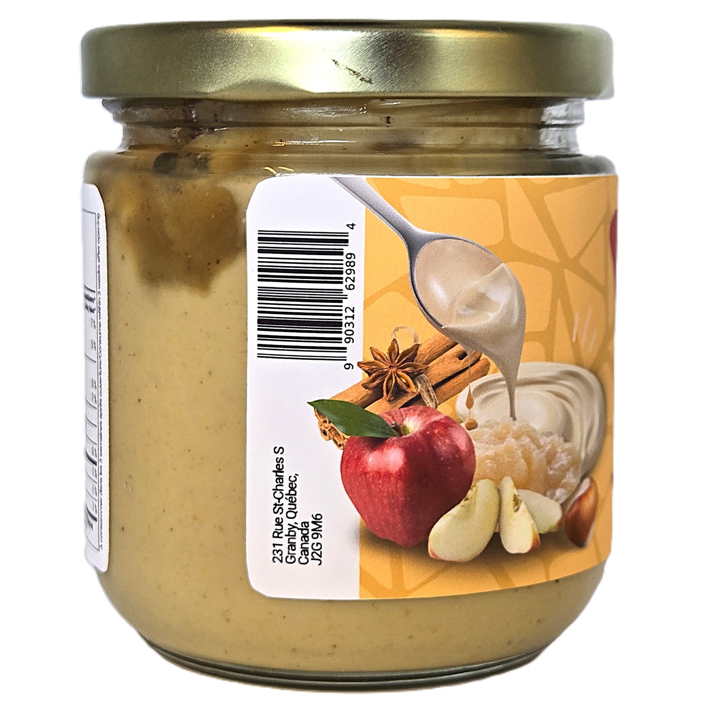 Crème de noisette aux pommes