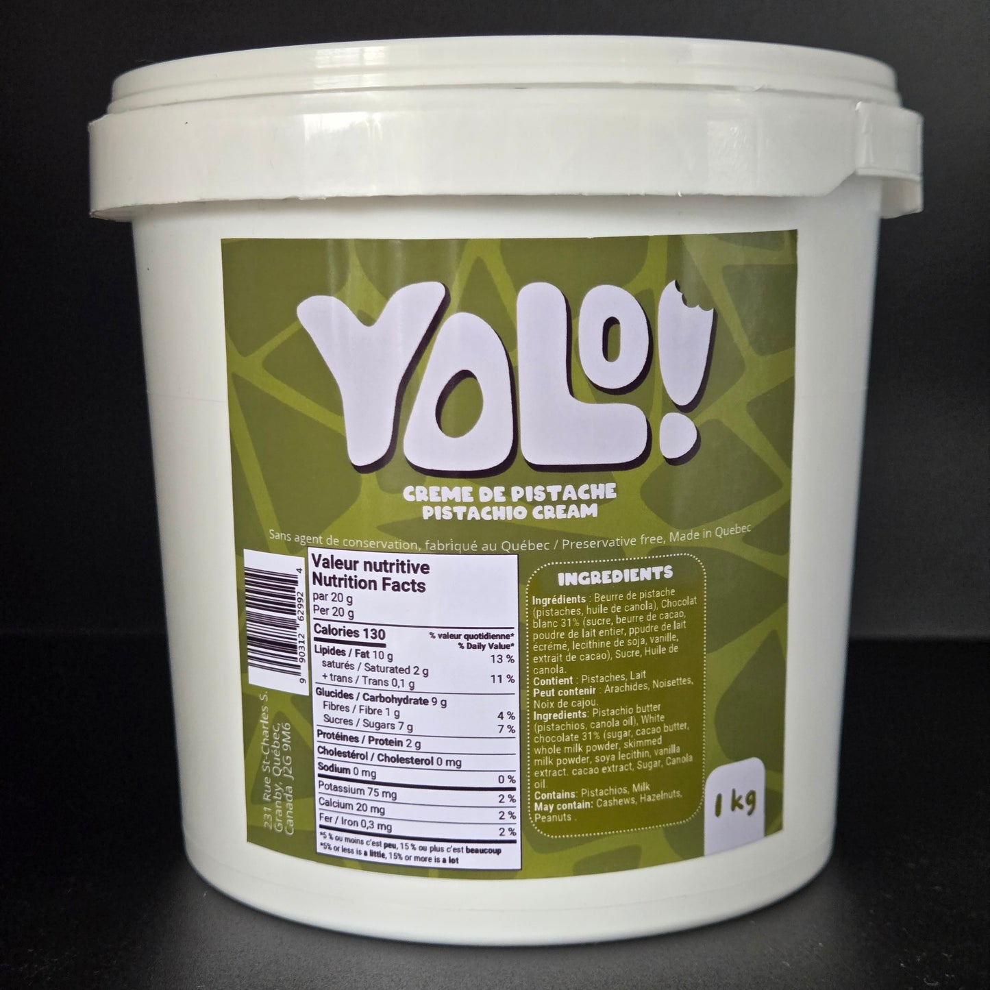 Crème de pistache 1kg