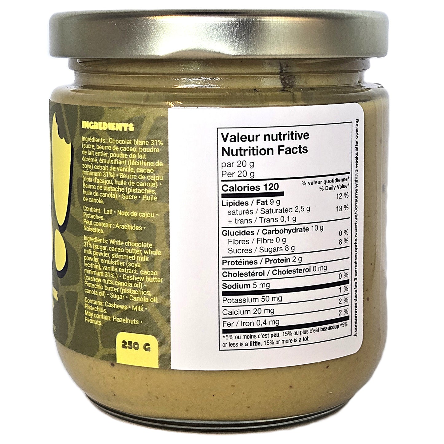 Pistachio & White Chocolate Spread
