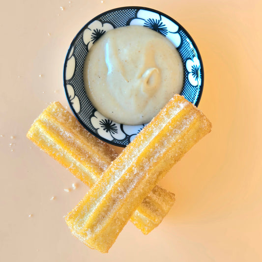 Churros avec crème de noisette