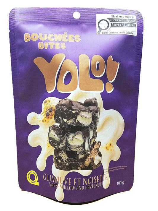 Bouchées guimauve et noisette