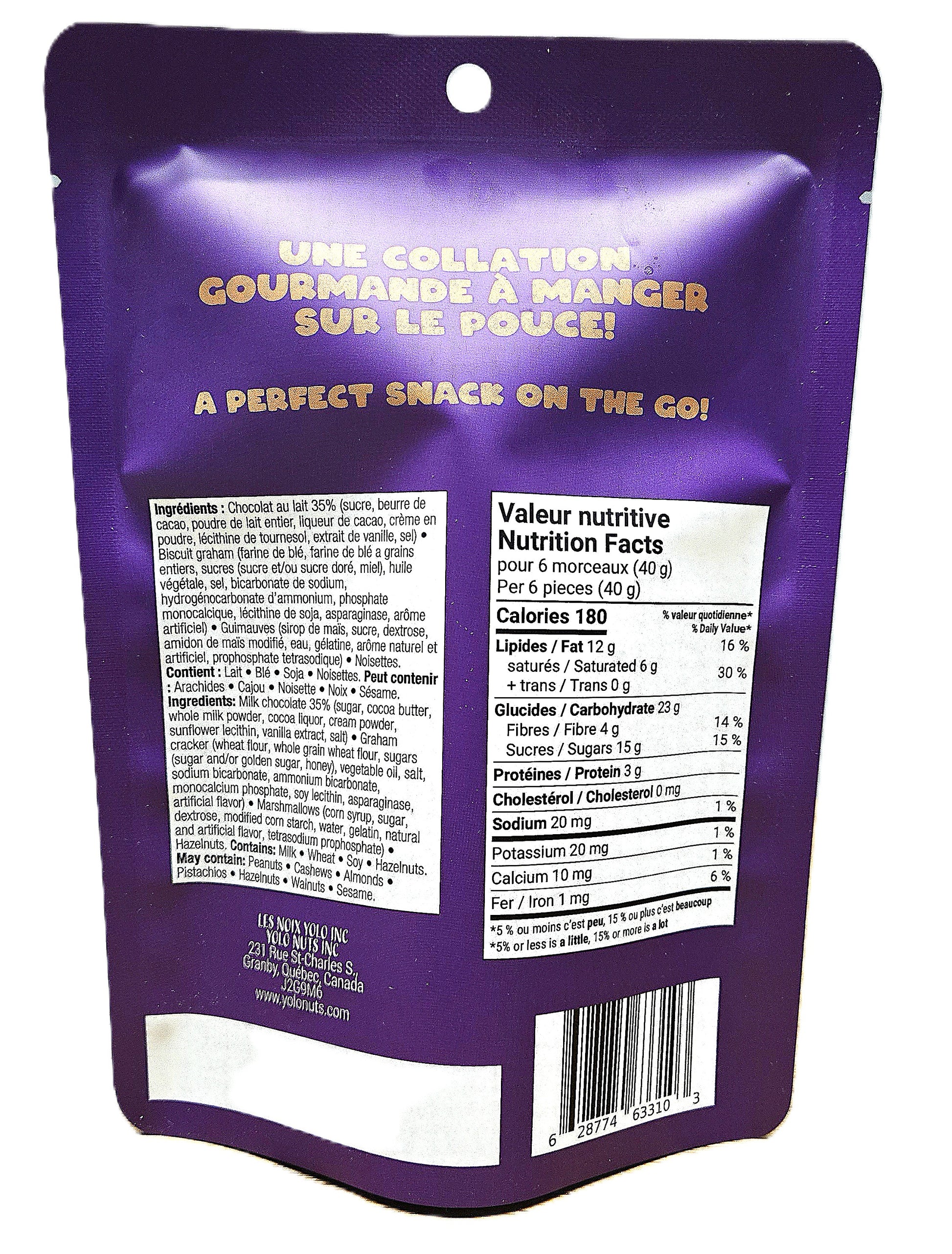 Bouchées guimauve et noisette