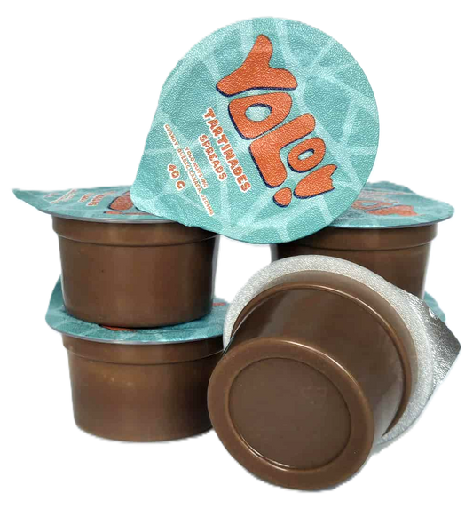 Portion de creme de noisettes et chocloat