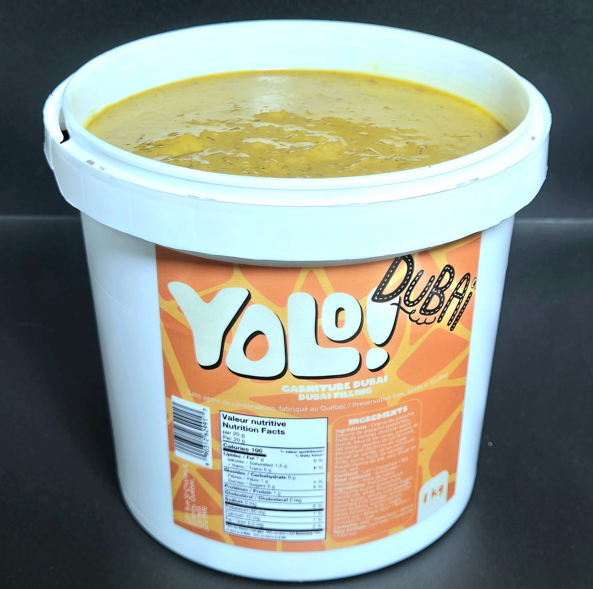 Yolonuts - Garniture dubai gros format