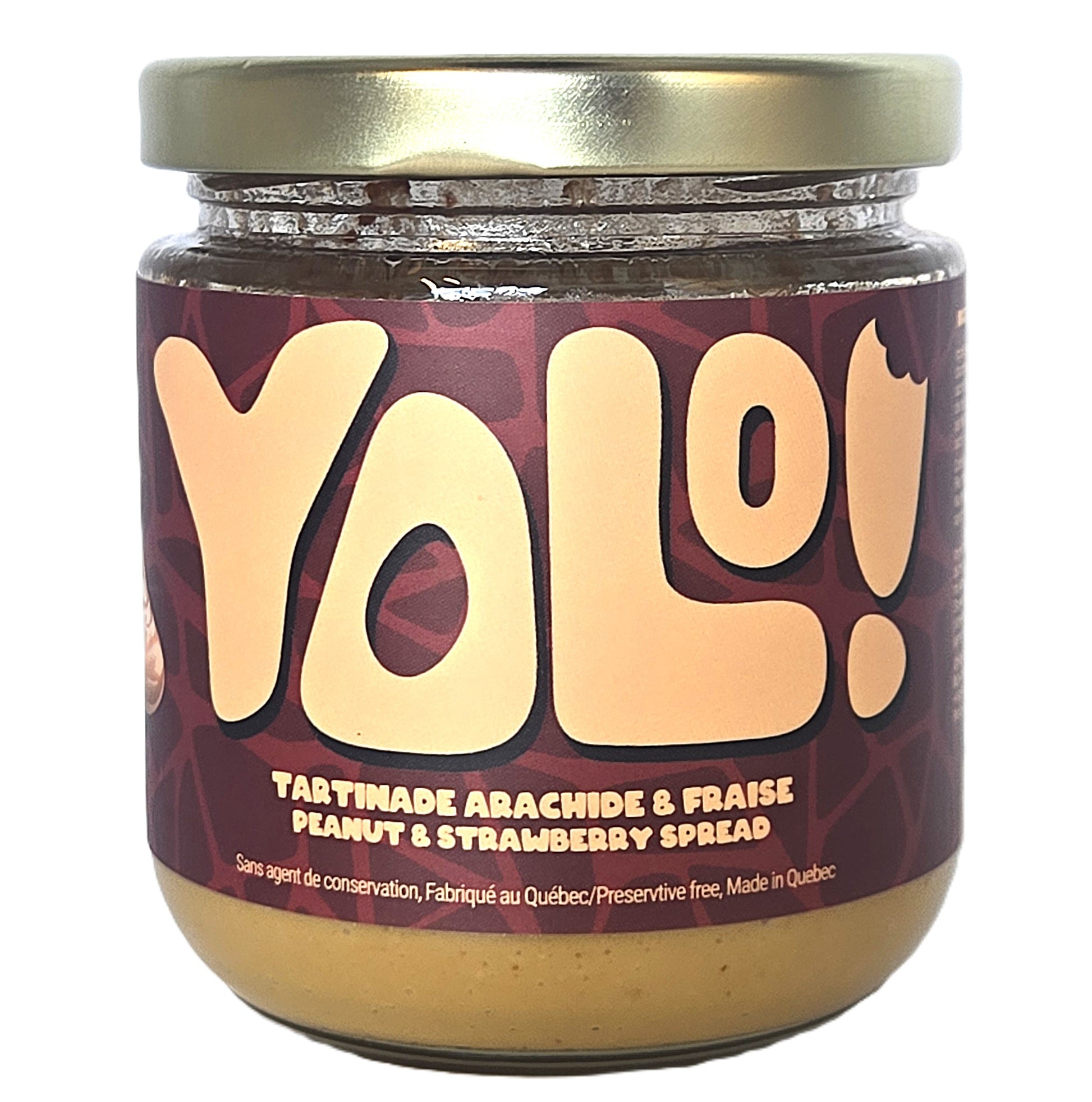 Tartinade d'arachide et fraise