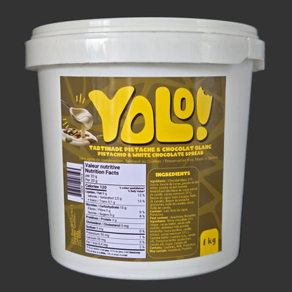 Tartinade de pistache et choco blanc 1kg