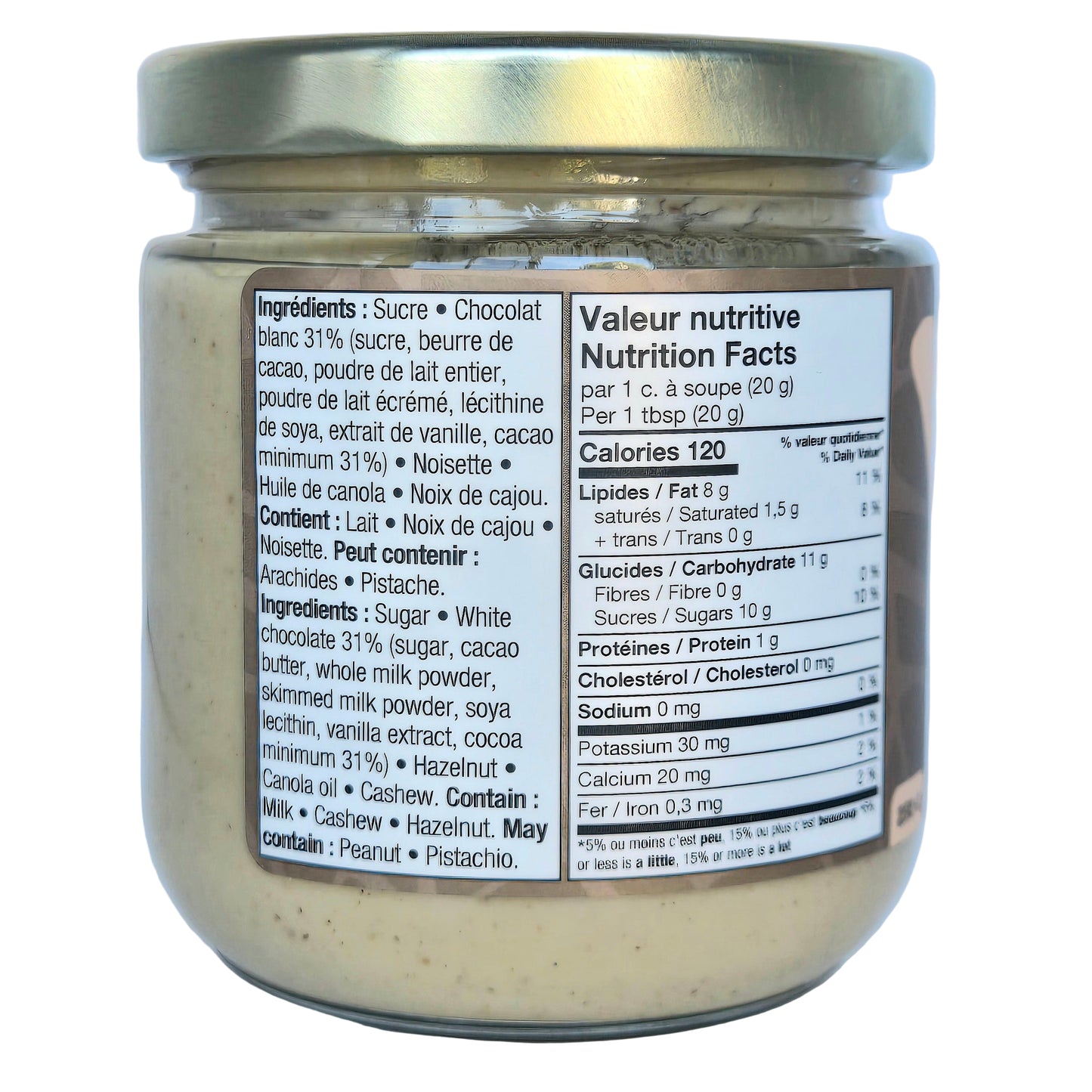 Hazelnut & White Chocolate Spread