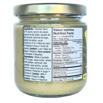 Pistachio & White Chocolate Spread