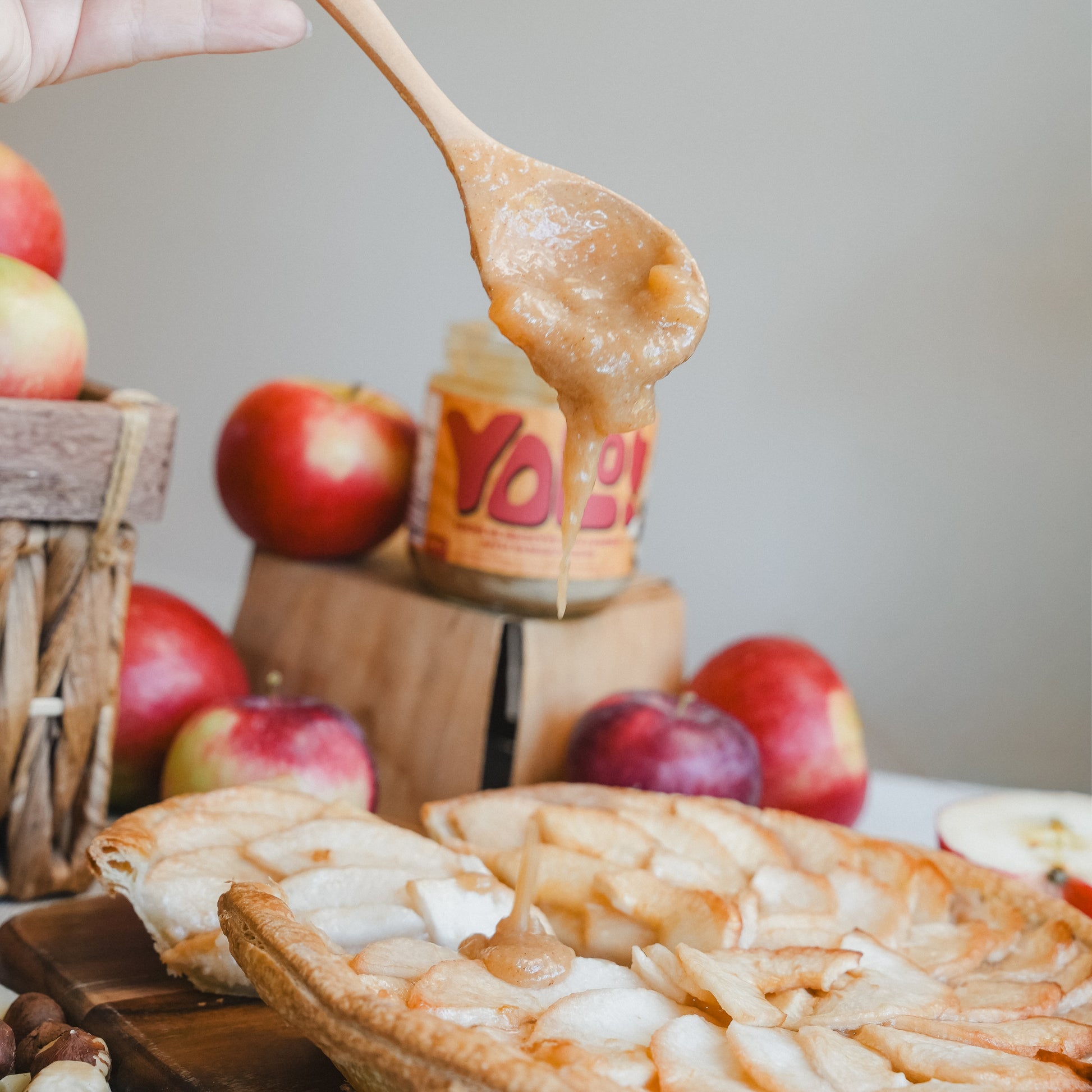 Crème de noisette aux pommes 