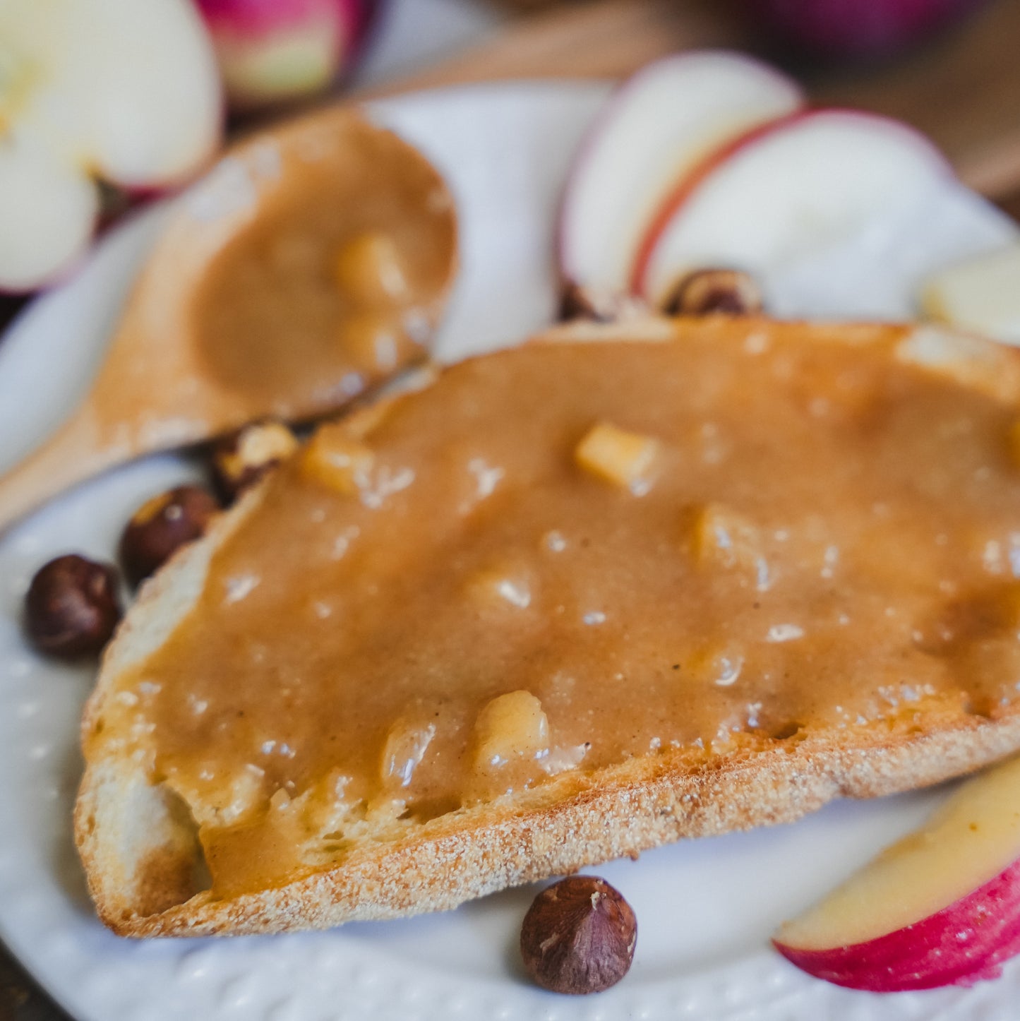 Crème de noisette aux pommes 