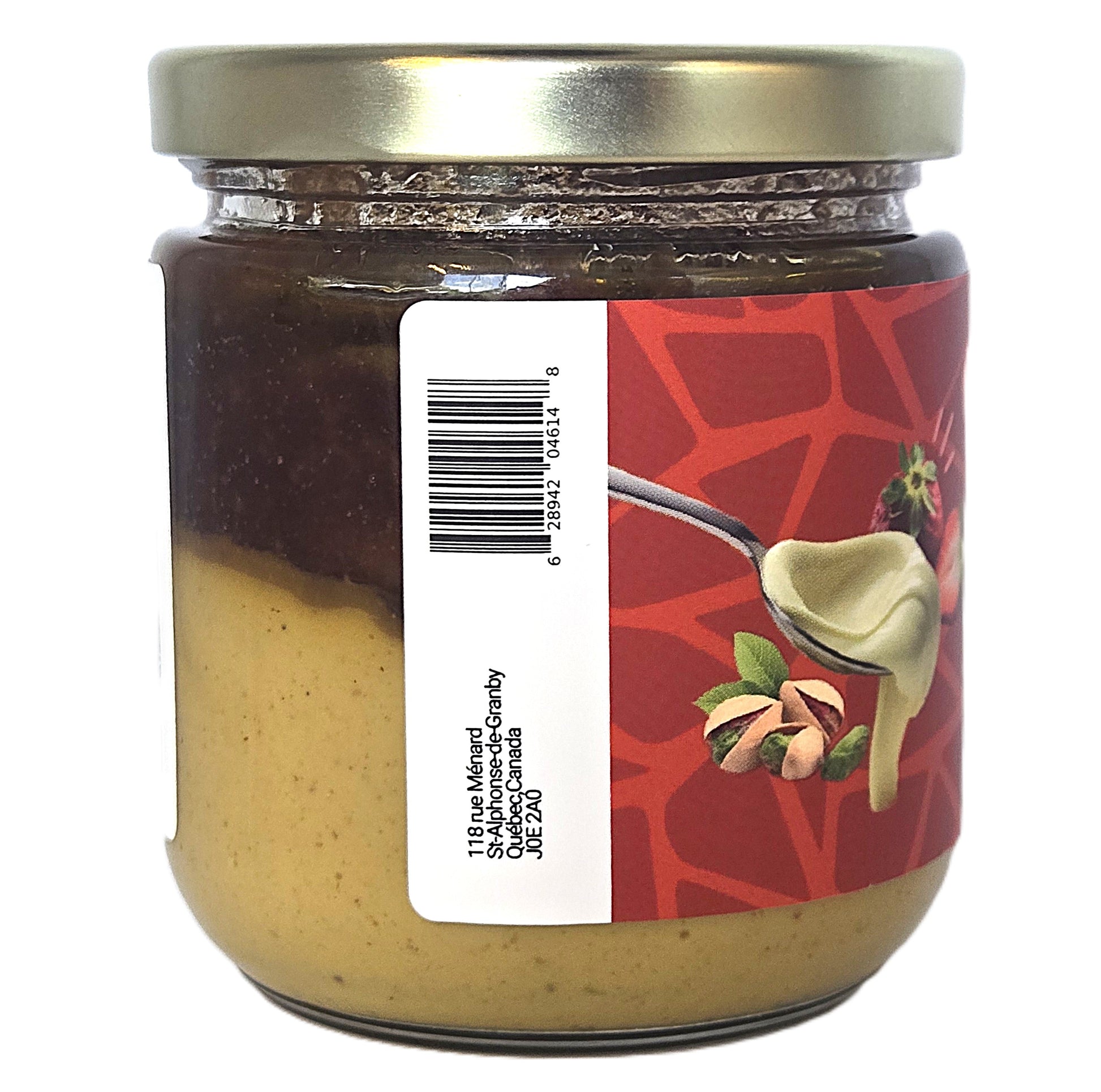 tarinade arachides chocolat blanc et fraise